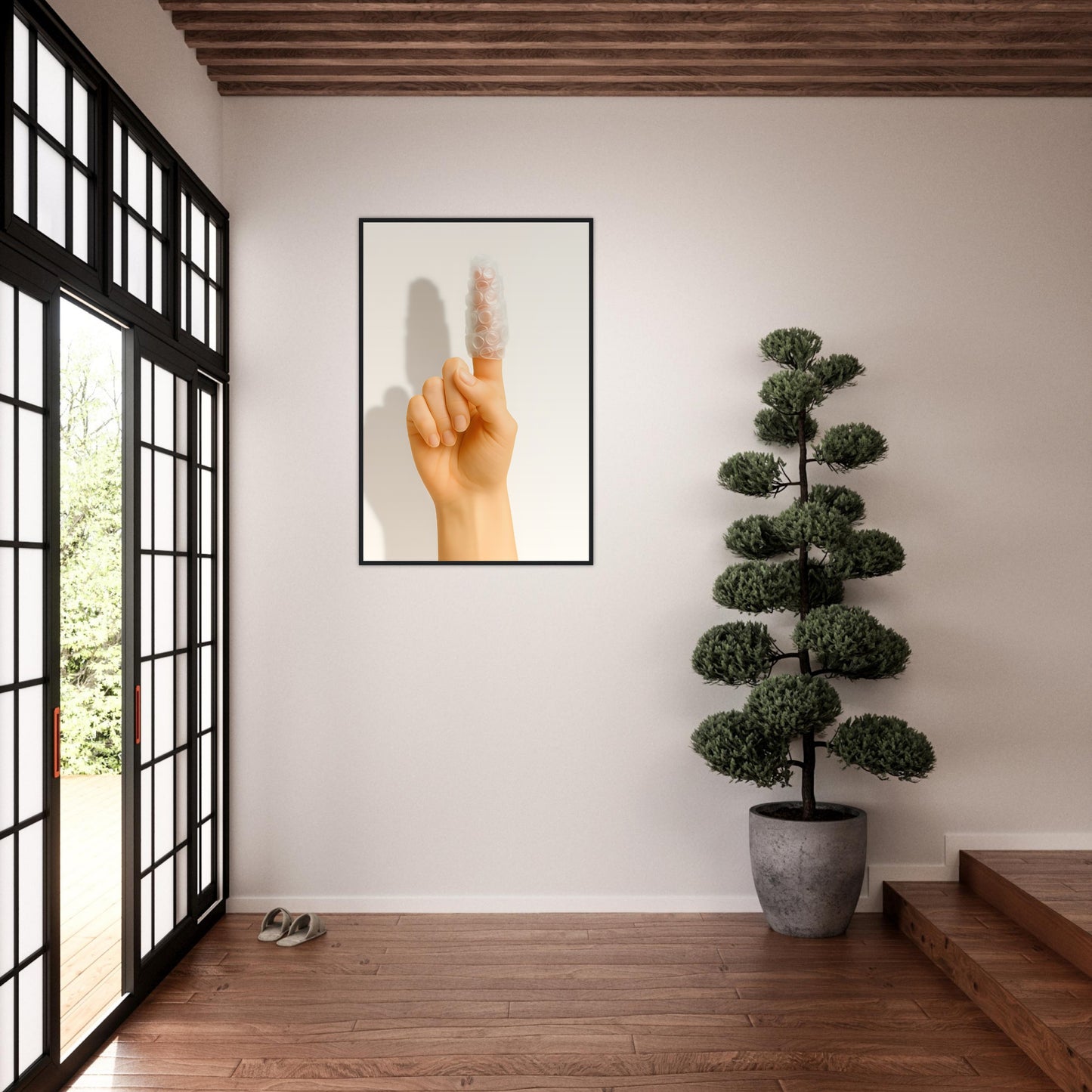 Wrapped Around My Finger Poster - Wooden Frames