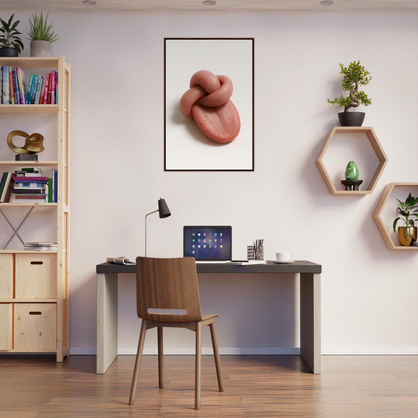 Tongue Tied Poster - Wooden Frames