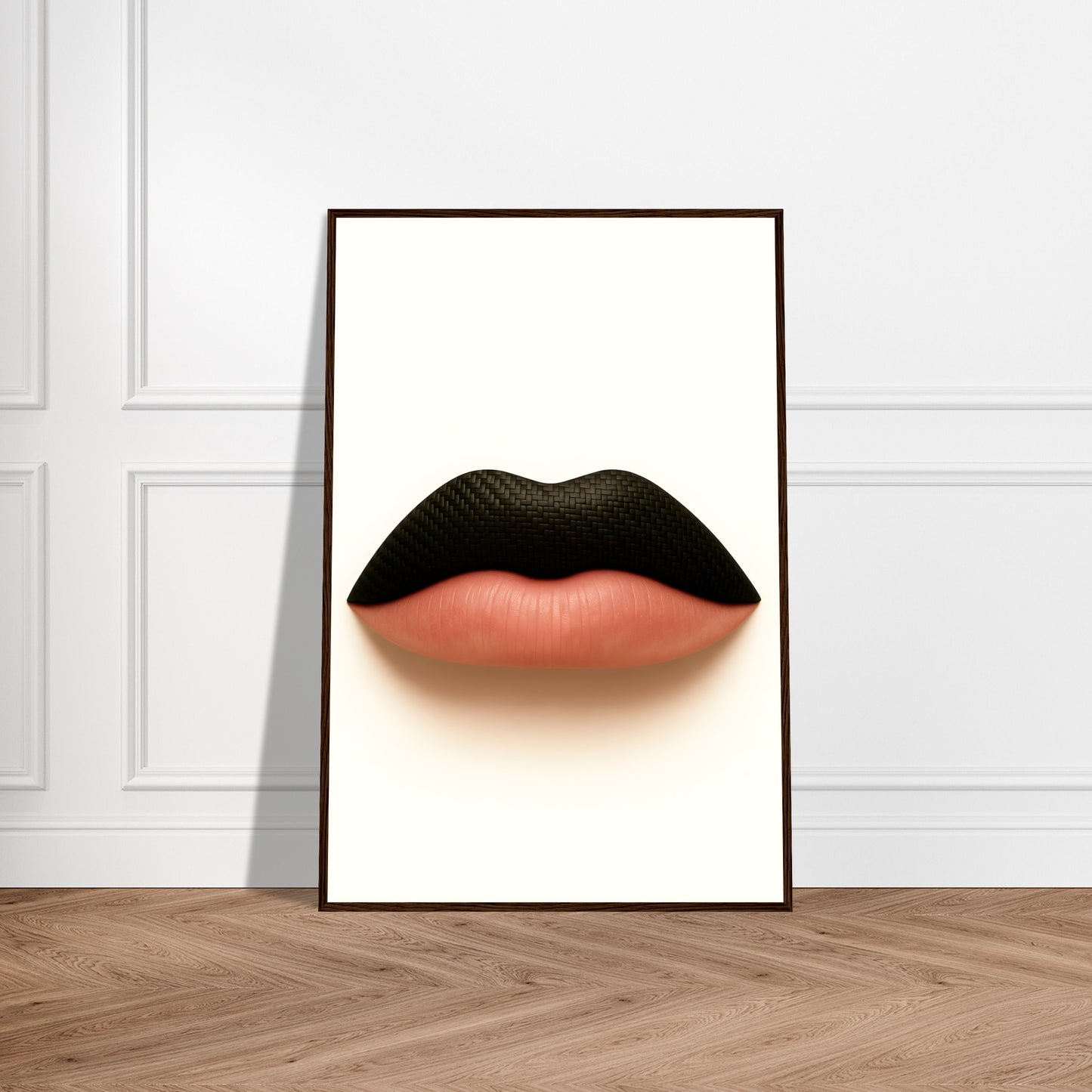 Stiff Upper Lip Poster - Wooden Frames