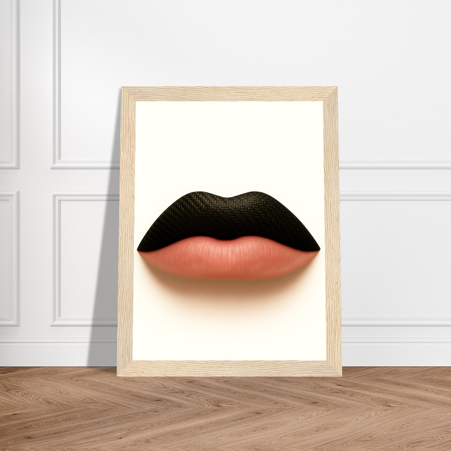 Stiff Upper Lip Poster - Wooden Frames