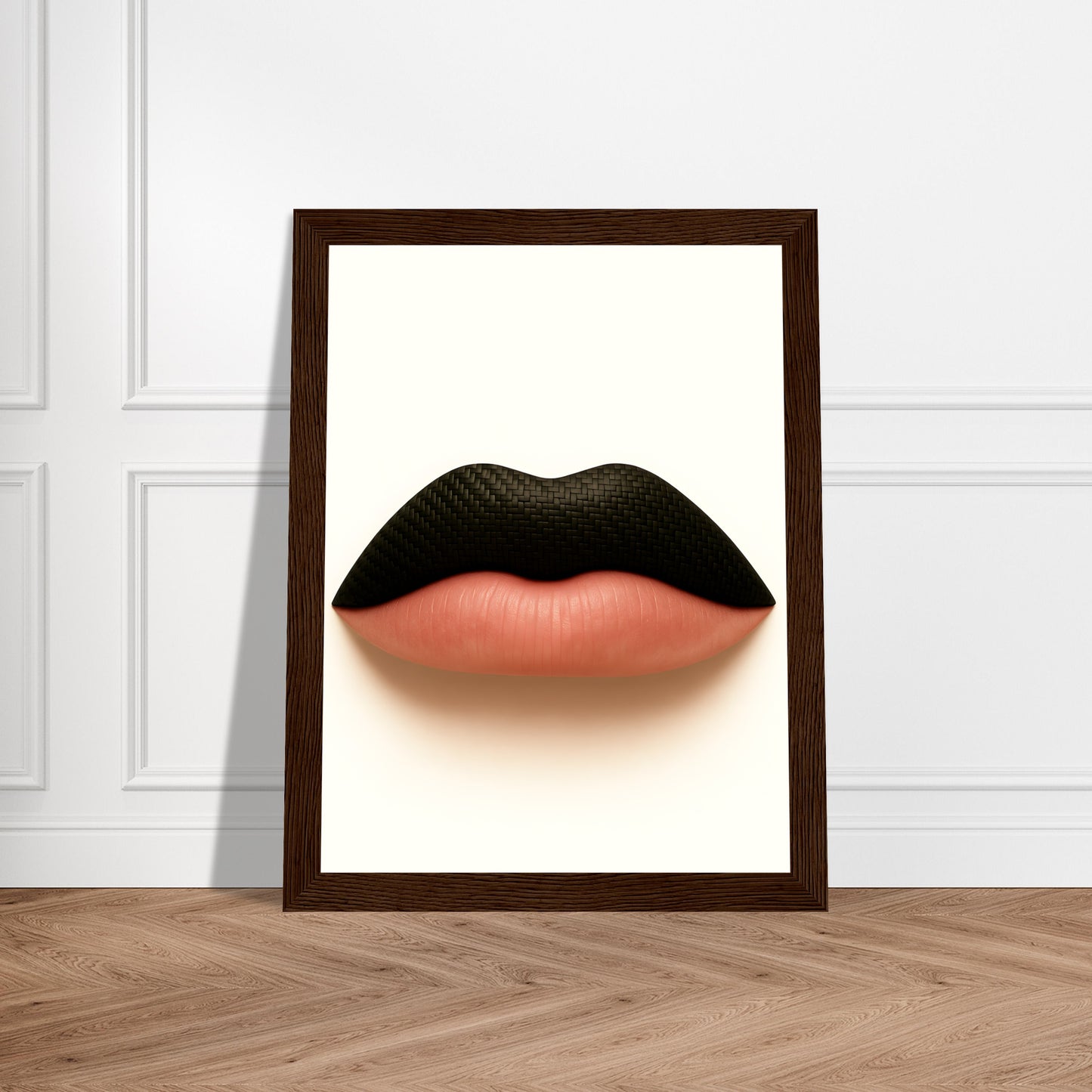 Stiff Upper Lip Poster - Wooden Frames