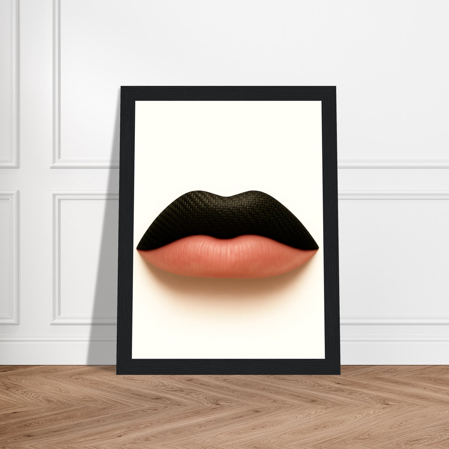 Stiff Upper Lip Poster - Wooden Frames