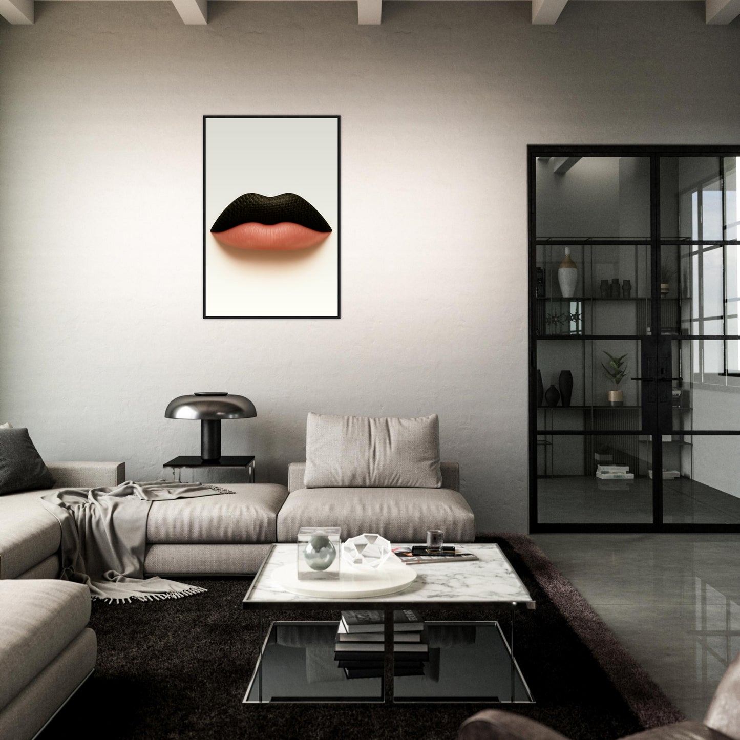 Stiff Upper Lip Poster - Wooden Frames